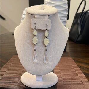 *Bundle* Elegant Black and Cream Earrings Set